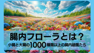 腸内フローラとは？小腸と大腸の1000種類以上の腸内細菌たち
